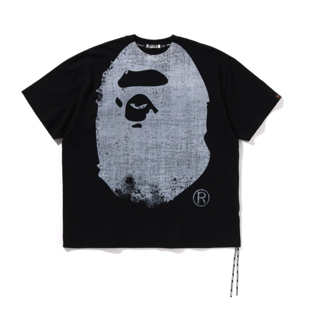 베이프 X 엠엠제이 반팔티 APE HEAD OVER PRINT RELAXED FIT TEE M 13TH 2ND 1K23-109