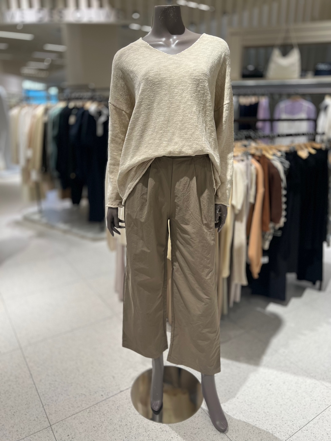 파슨스 파슨스 Nylon Two Tuck Pants WHRS3PT04