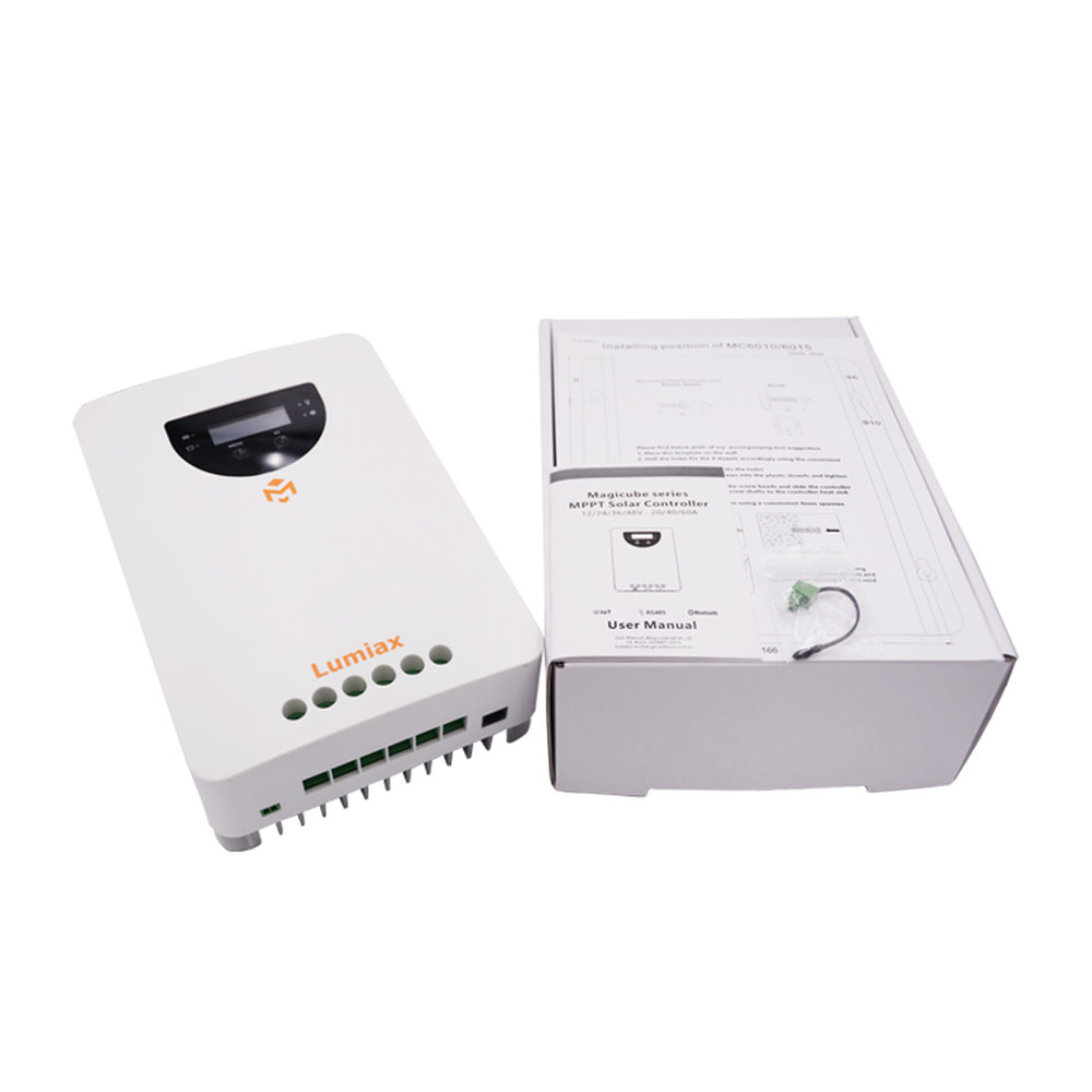 40A 태양 에너지 12V 24V 컨트롤러 12V 24V MPPT 시스템용 충전기 LUM