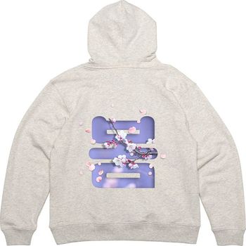 후드티 뒷면 프린트티셔츠 봄 SPRING 꽃나무 후드티화이트뒷면