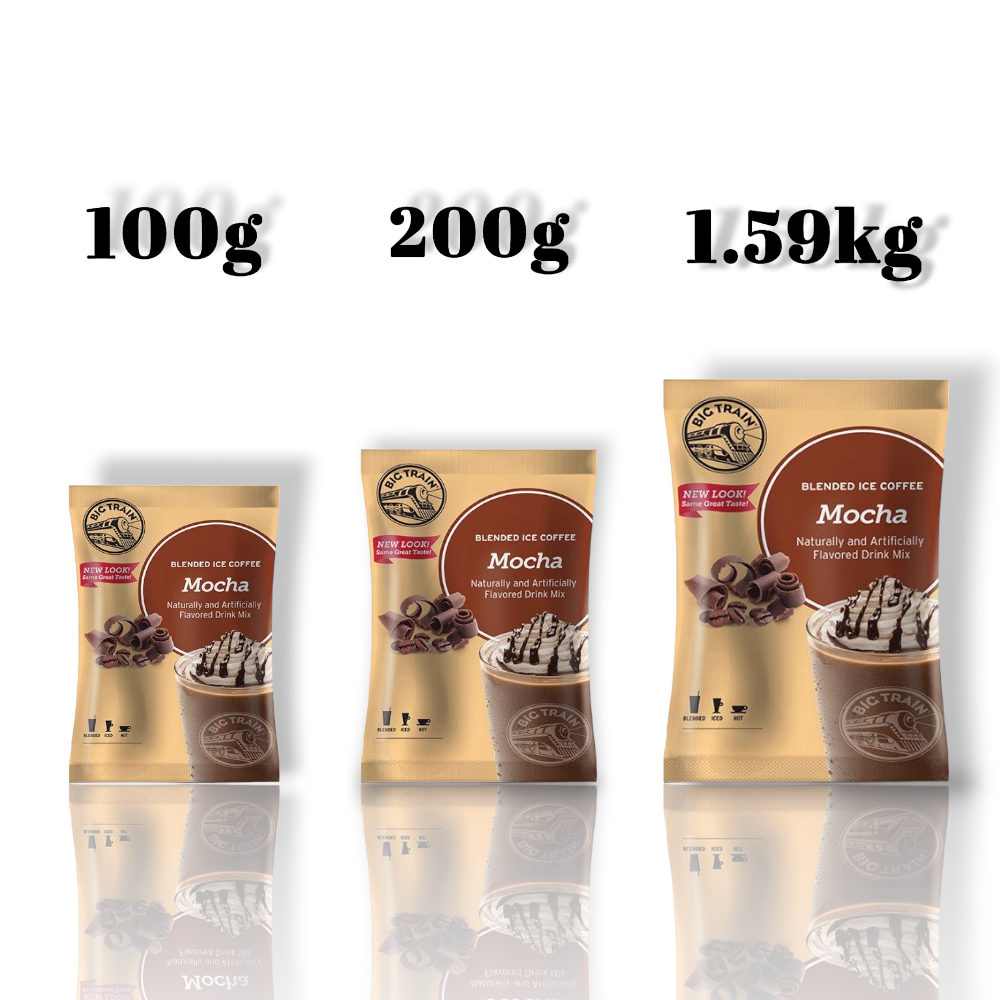 빅트레인 커피 파우더 200g 모카 프라페 파우더