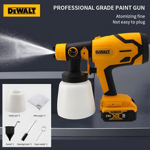 Dewalt 18v 20v 배터리 전기 무선 스프레이 건 페인트 분무기 자동 가