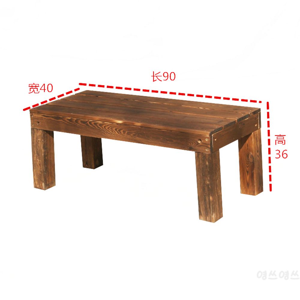 야외 상 나무 원목 마루 정자 탁자 조립식 DIY A 1