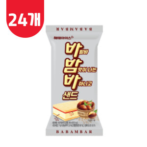 해태제과 해태제과 해태 바밤바샌드 x 24개 아이스크림