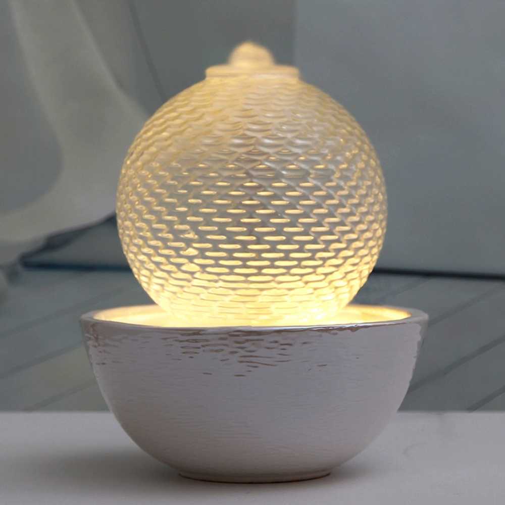 가정용 분수대 달항아리 인테리어 실내 미니분수 장식