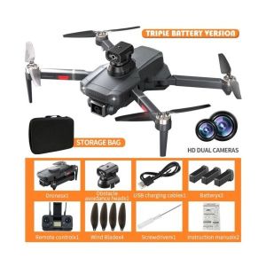 HD 브러시리스 듀얼 카메라 드론 WiFi FPV 접이식 RC를 탑재한 5G 4K 프로 폴더