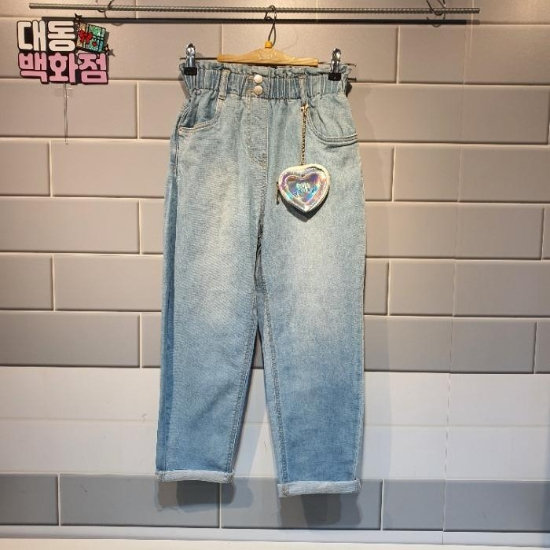 유솔 유솔대동백화점 DP01 탈착장식 배기데님 ULTJ22152