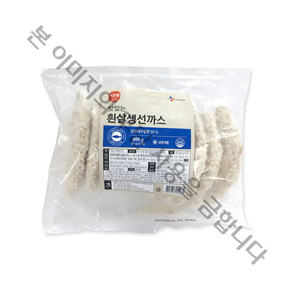 참손푸드 CJ 이츠웰 맛있는 흰살생선까스 800G 1개