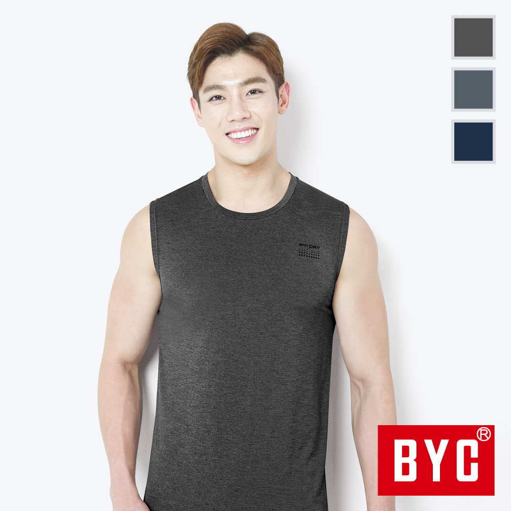 BYC BYC 보디드라이 남성 런닝 스포츠 탱탑 쿨 여름 코발트블루 100 BWT4563
