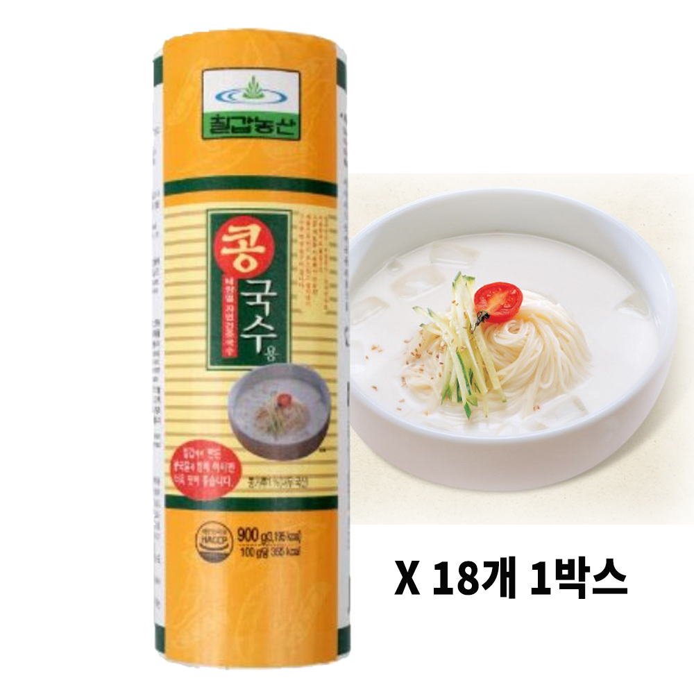 칠갑농산 칠갑농산 칠갑농산 칠갑농산 콩국수 900g 18개 1박스