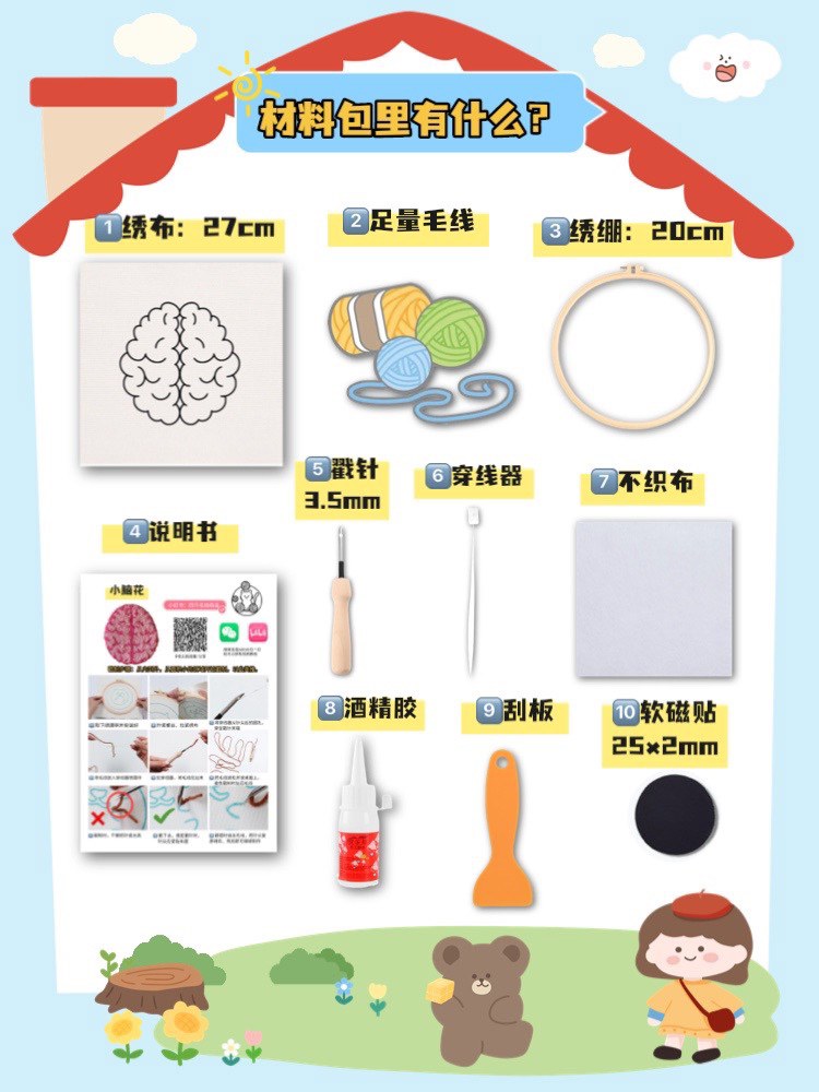 취미 자수코스터 터프팅 DIY 코스터 클래스 원데이 후라이 우유 세트 키트 커피 소뇌화 재료포함