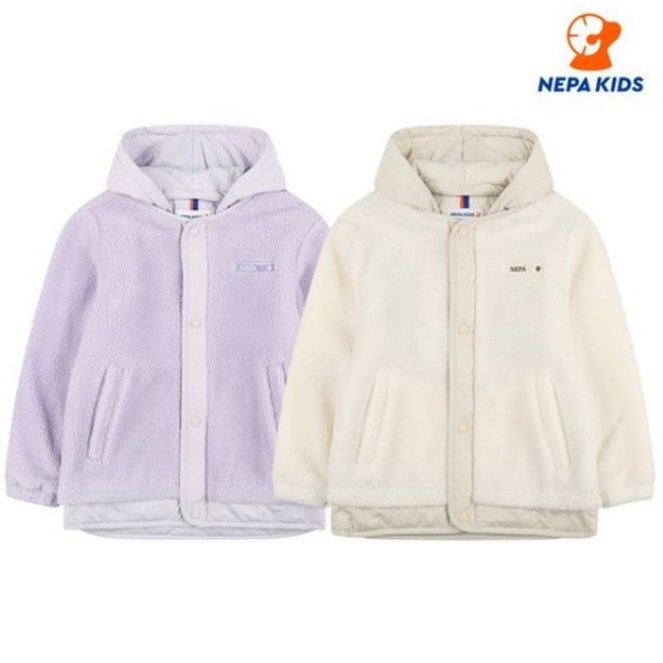 네파키즈 네파키즈 데이즈 후드 자켓 GREYISH LAVENDER N06 110 KJF6103