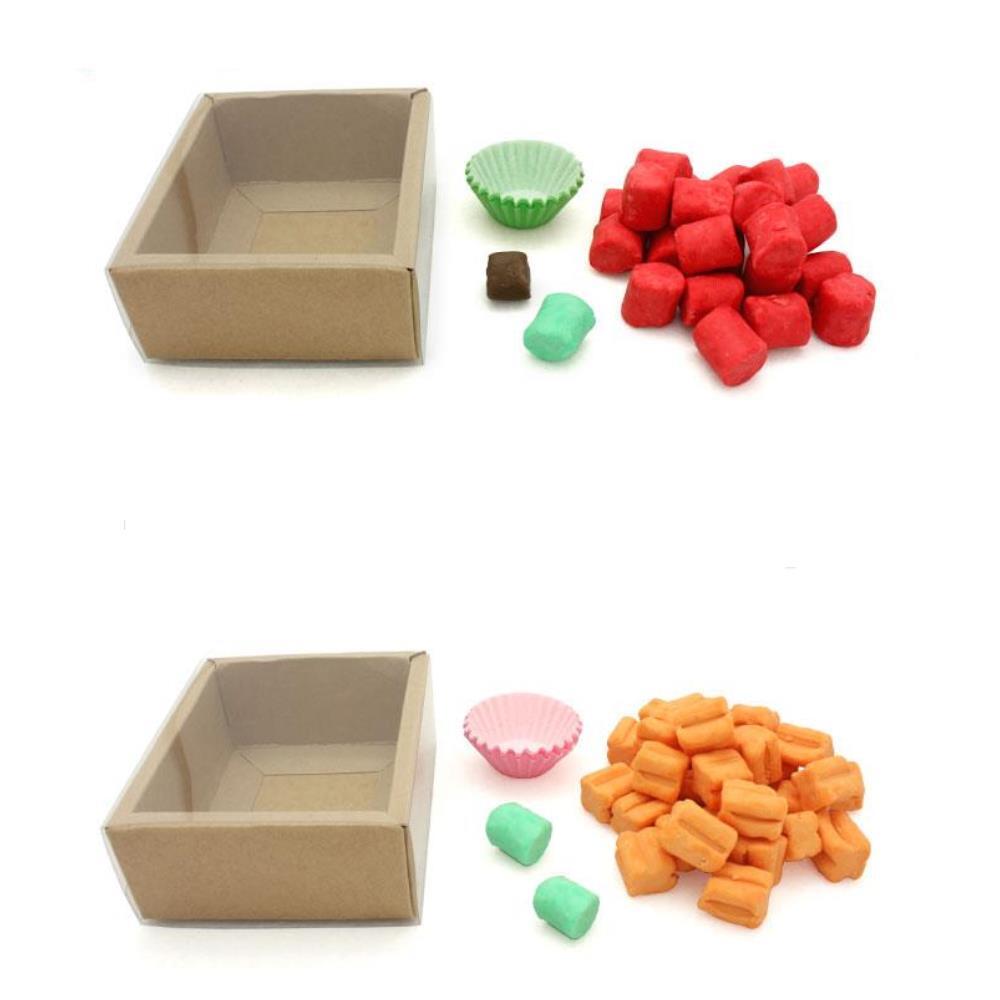사과 감 명절 과일 솝클레이 꾸미기 선물세트 만들기 5p 체험 놀이교실 DIY 1개 사과 보자기추가안함