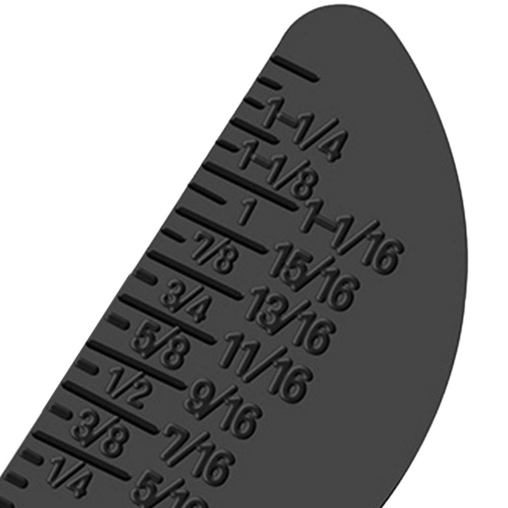 볼트 너트 나사 게이지 검사 표준 미터법 엔지니어링 눈금자 측정 도구 G1 8 2 g13 8 크기 액세서리