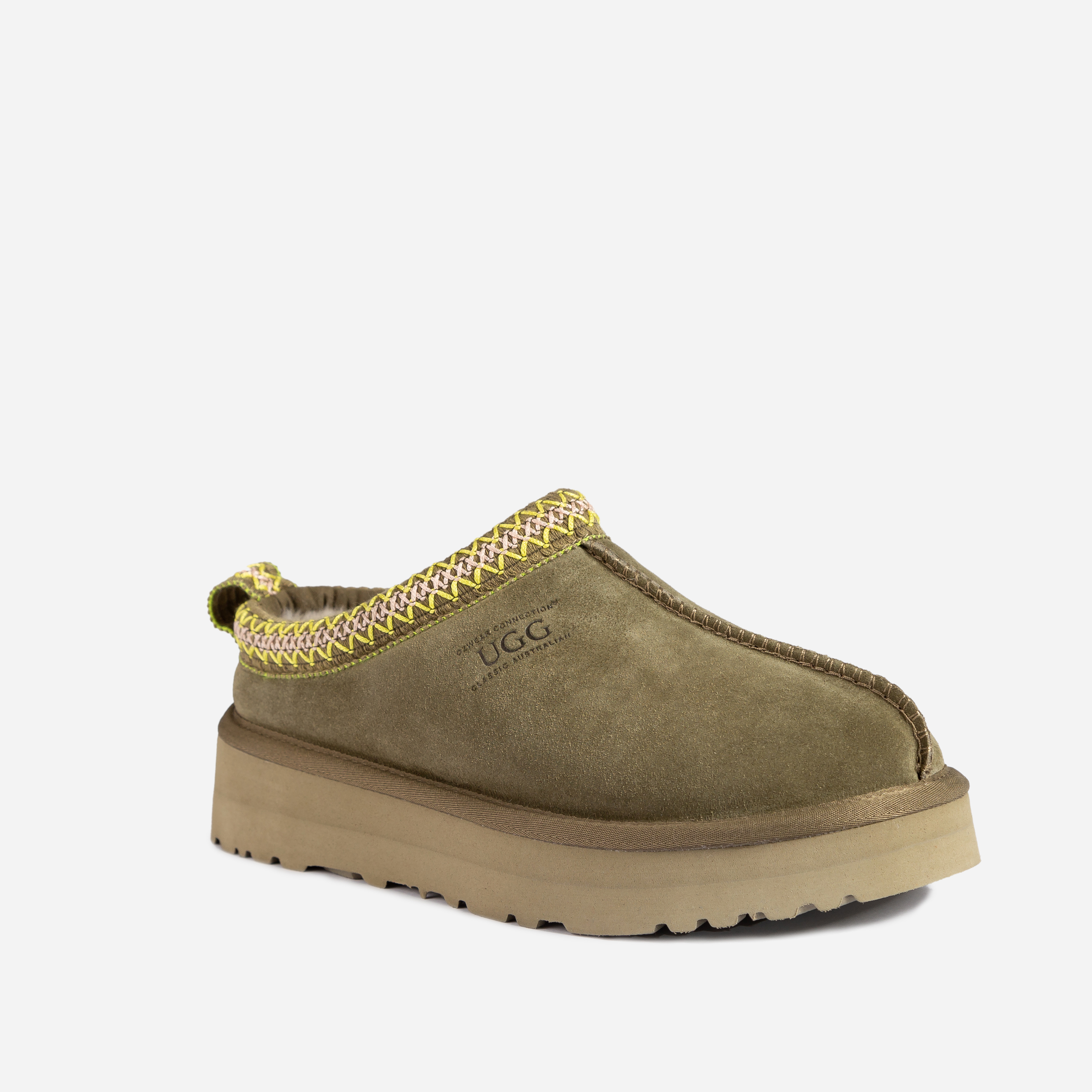 오즈웨어 UGG 양털 슬립온 타스만 슬피퍼 포레스트 고트 체스트넛 오즈웨어 어그 시드니 플랫폼