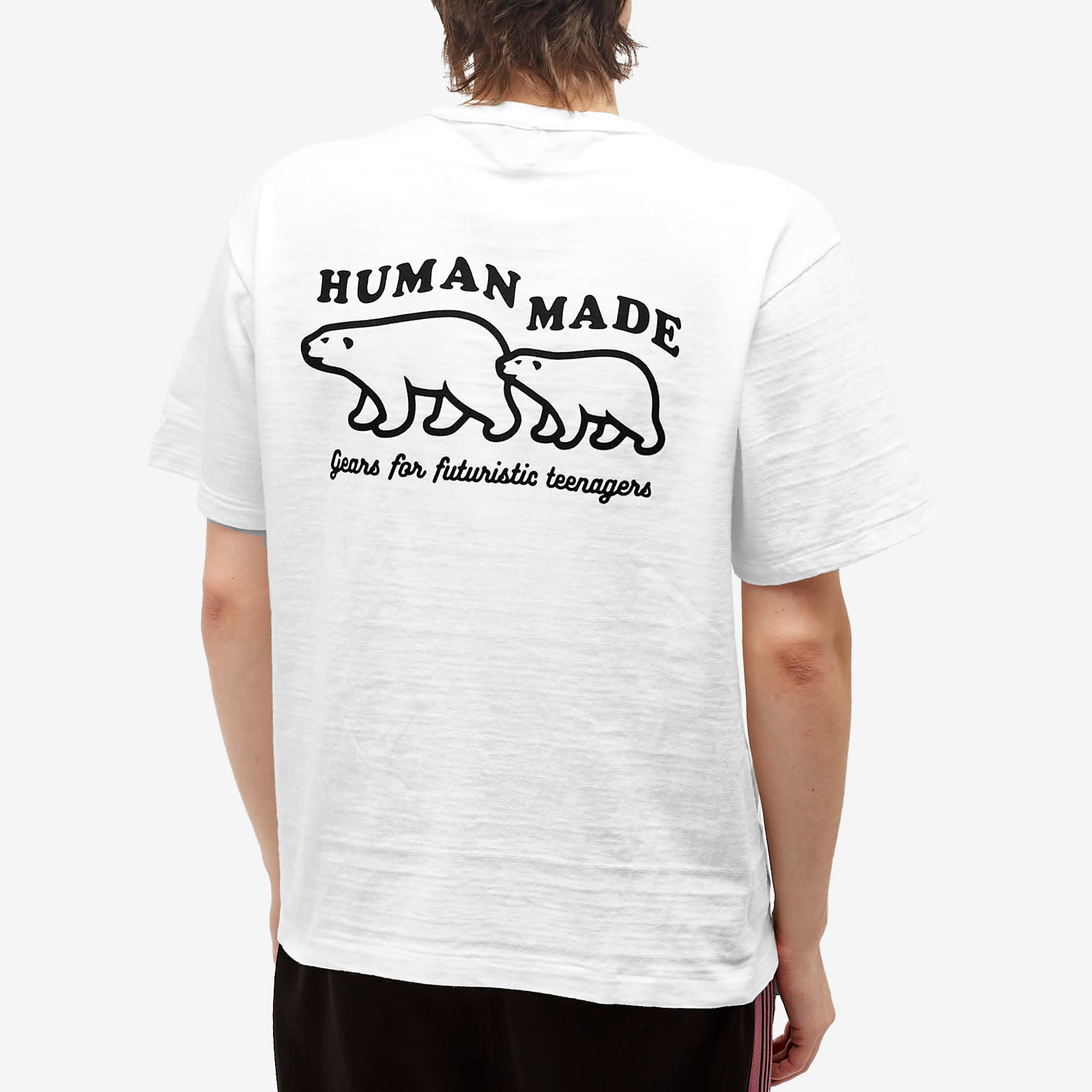 휴먼메이드 Human Made 휴먼메이드 폴라 백 티셔츠 HM26TE010-BK