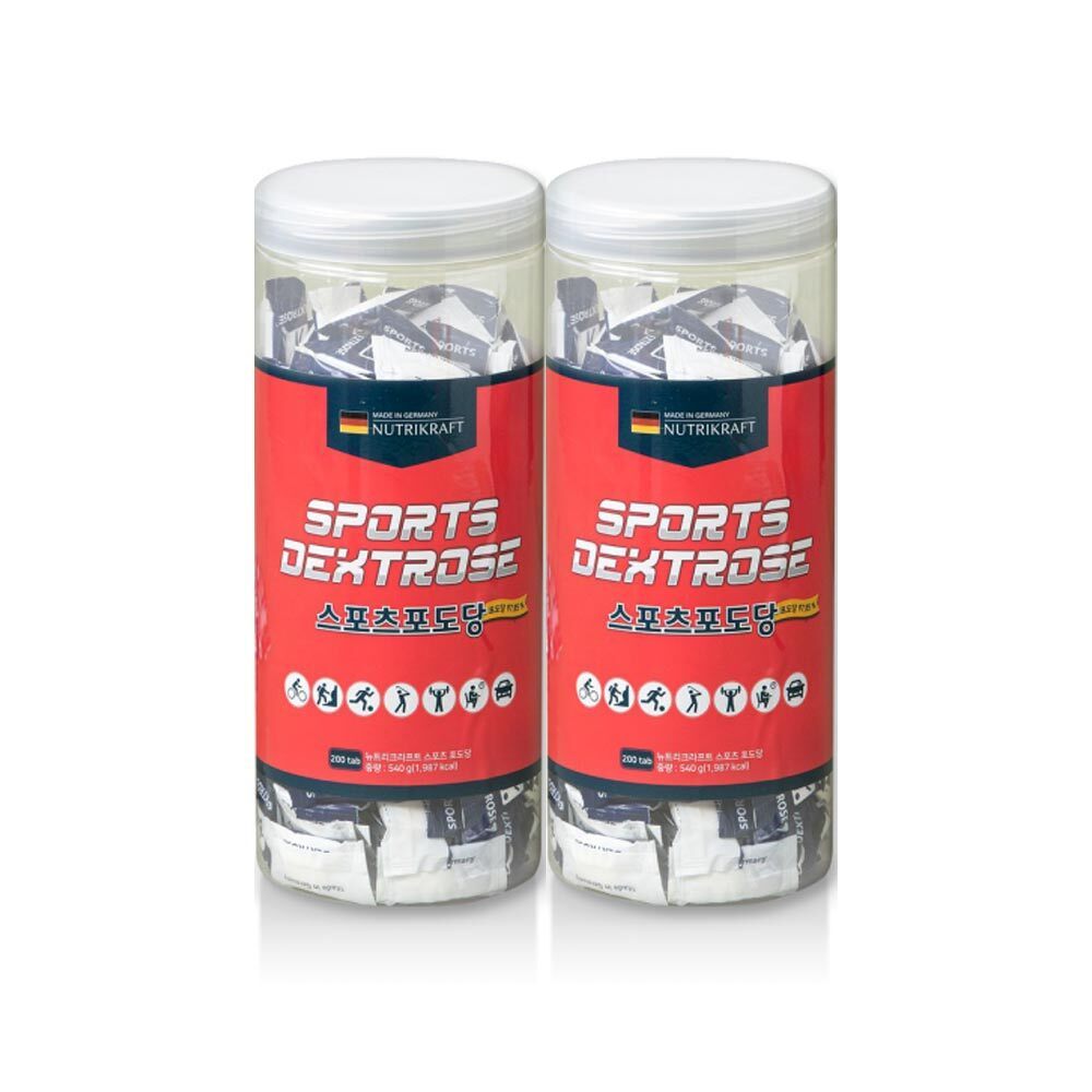 뉴트리크라프트 뉴트리크라프트 스포츠 포도당 540g 200입 2P포도당캔디용각산