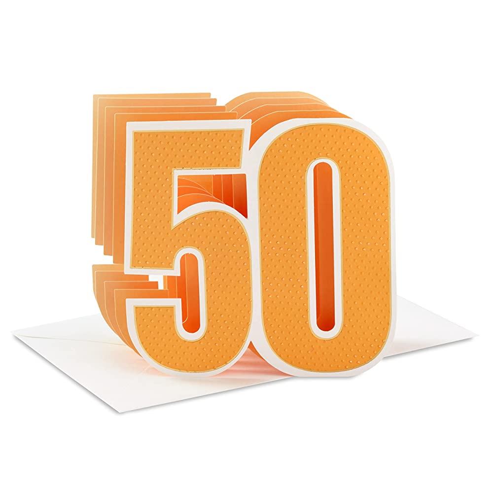 홀마크 홀마크 Hallmark Paper Wonder 팝업 50번째 생일 카드 축하