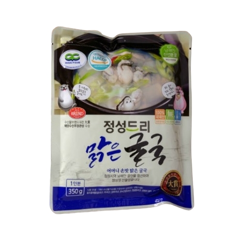 정성드리 정성드리 맑은굴국 350g