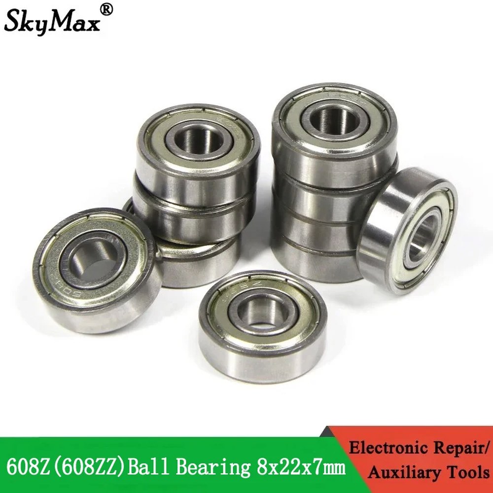 부품 보드 미니 깊은 프린터 탄소강 8x22x7mm 스쿠터 608Z ABEC 3D 스케이트 베어링 608ZZ