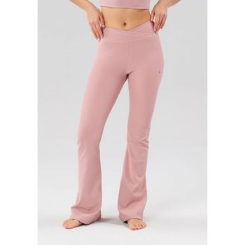 5060670 EvenOdd active FLARED LEGGINGS - Tracksuit bottoms mauve