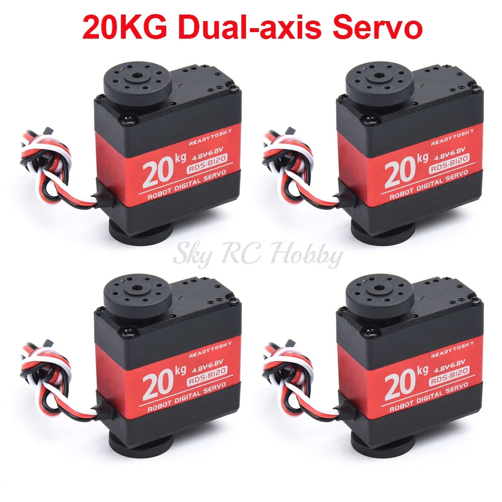 20KG 로봇 축 서보 0-7 4V 기어 디지털 Arduino 270 학위 DIY 우수한 RDS8120 6