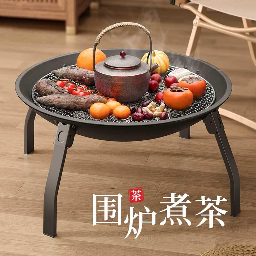 가정용 숯불화로 미니화로 캠핑용 삼겹살 전통 옹기 접이식 직경 스토브 1개