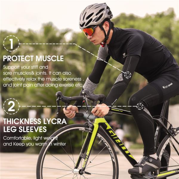 WEST BIKING 남녀공용 따뜻한 방풍 자전거 레그 워머 MTB 사이클링 러닝 농구 압축 레깅스 열 스포츠 기어