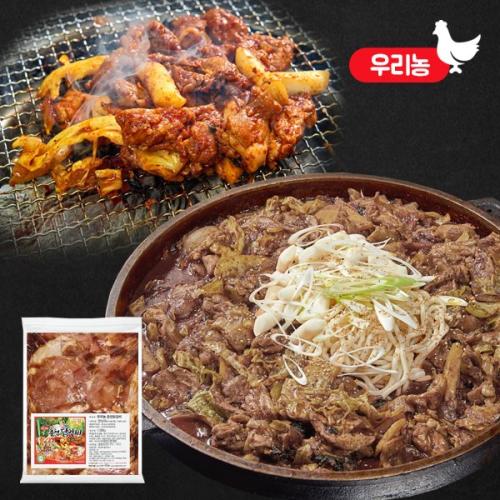 우리농 식탁이야기 간장 닭갈비 1kg
