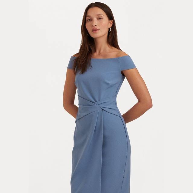 로렌랄프로렌 CREPE OFF THE SHOULDER COCKTAIL DRESS 칵테일 드레스 파티 Cocktail dress Party