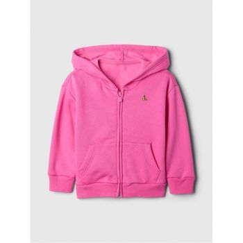 갭 베이비갭 GAP 릴렉스드 집업 후디 후드티 씨즐링 후크시아 네온 sizzling fuchsia neon 6-12 M 9469652