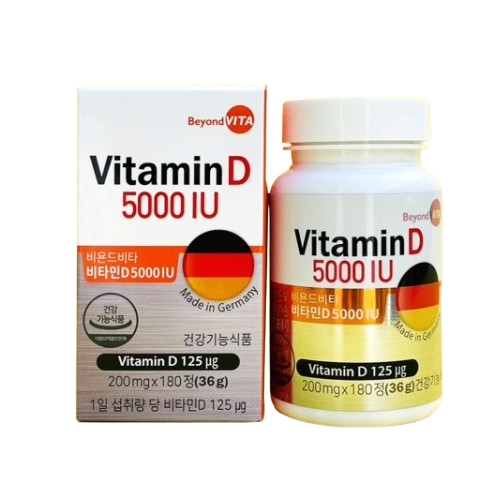 비욘드비타 비타민D 5000IU 200mg x 180정