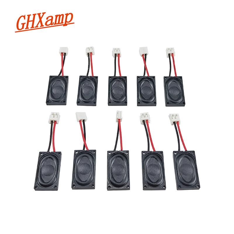 GHXAMP 노트북 소형 혼 2515 내열성 종이 음성 코일 1525 두께 4OHM 2W 25x15mm 10PCs