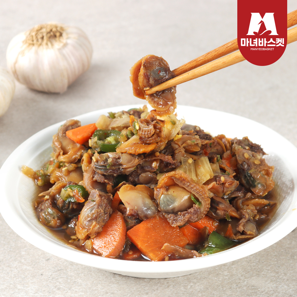 덕이네 마녀바스켓 마녀바스켓 밥도둑 30년 전통 수제 간장 꼬막장 330g x2팩