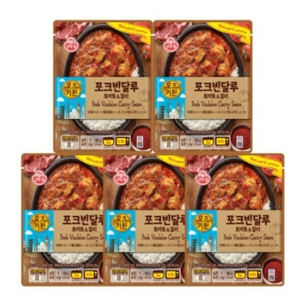 NEW 오뚜기 오즈키친 포크빈달루 180g 5개 x2개GRS