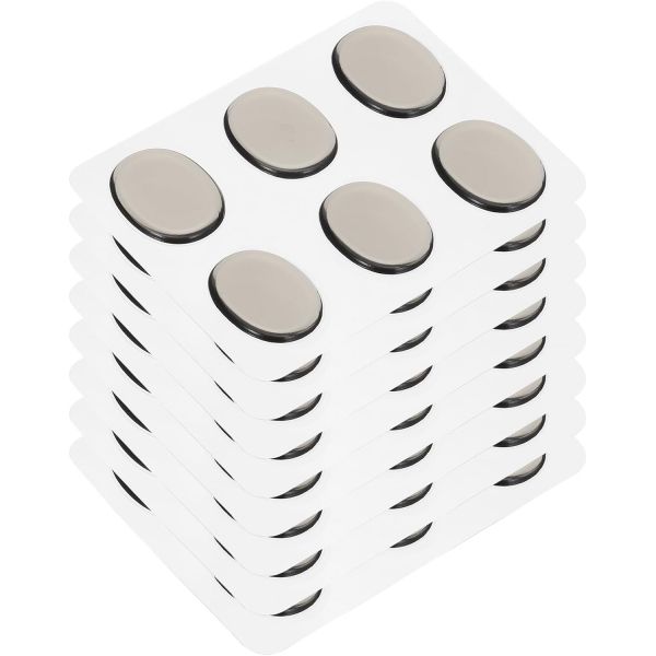 메카닉스티 48개 드럼 댐핑너 젤 패드 실리콘 음소거 소음기 문 커피 30x25x3mm 심벌즈 톤 컨트롤용