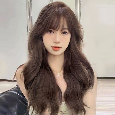 언니네 가발 내추럴 웨이브 긴머리 통가발