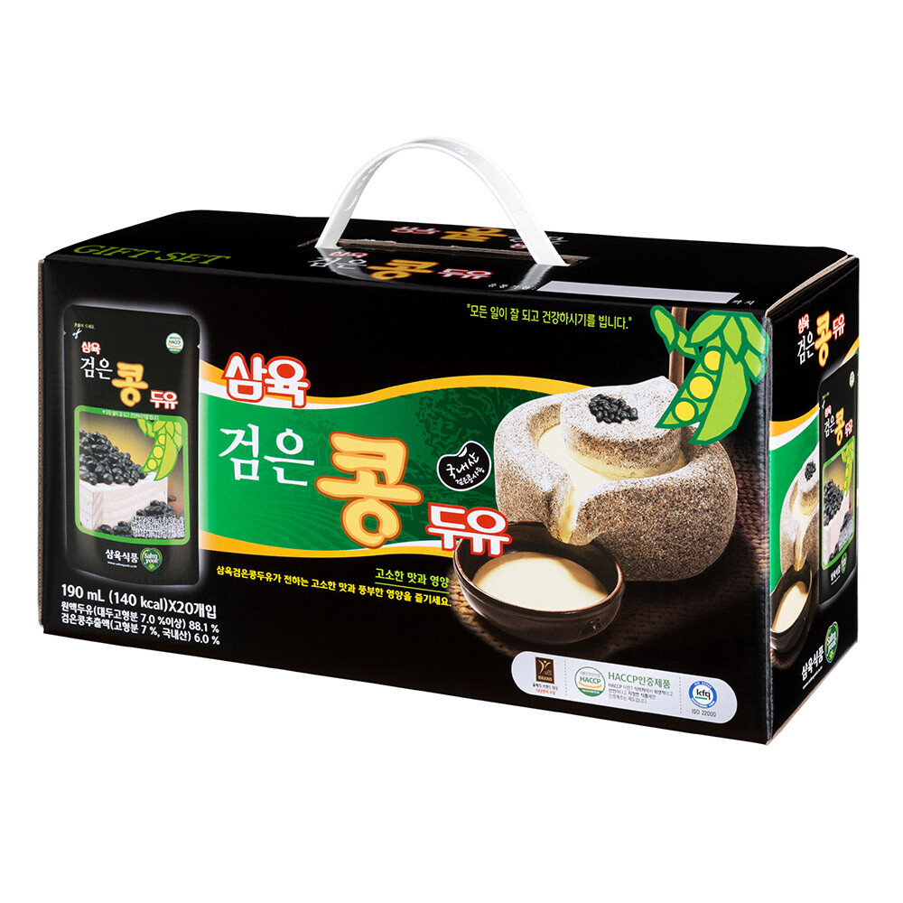 삼육식품 삼육두유 삼육 검은콩두유 파우치 190mlx40입
