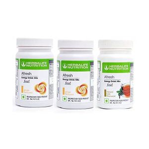 Herbalife 맨투맨 허브라이프 어프레시 에너지 드링크 진저 2개입 튤시 1개입 맛 3x50g 생강 튤시