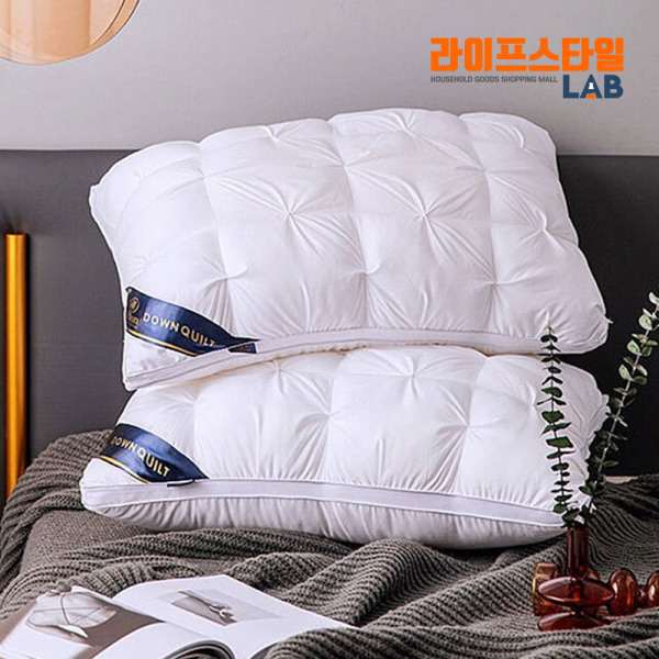 라이프랩 진짜편한 꿀잠 퀼팅 호텔 베개 배개