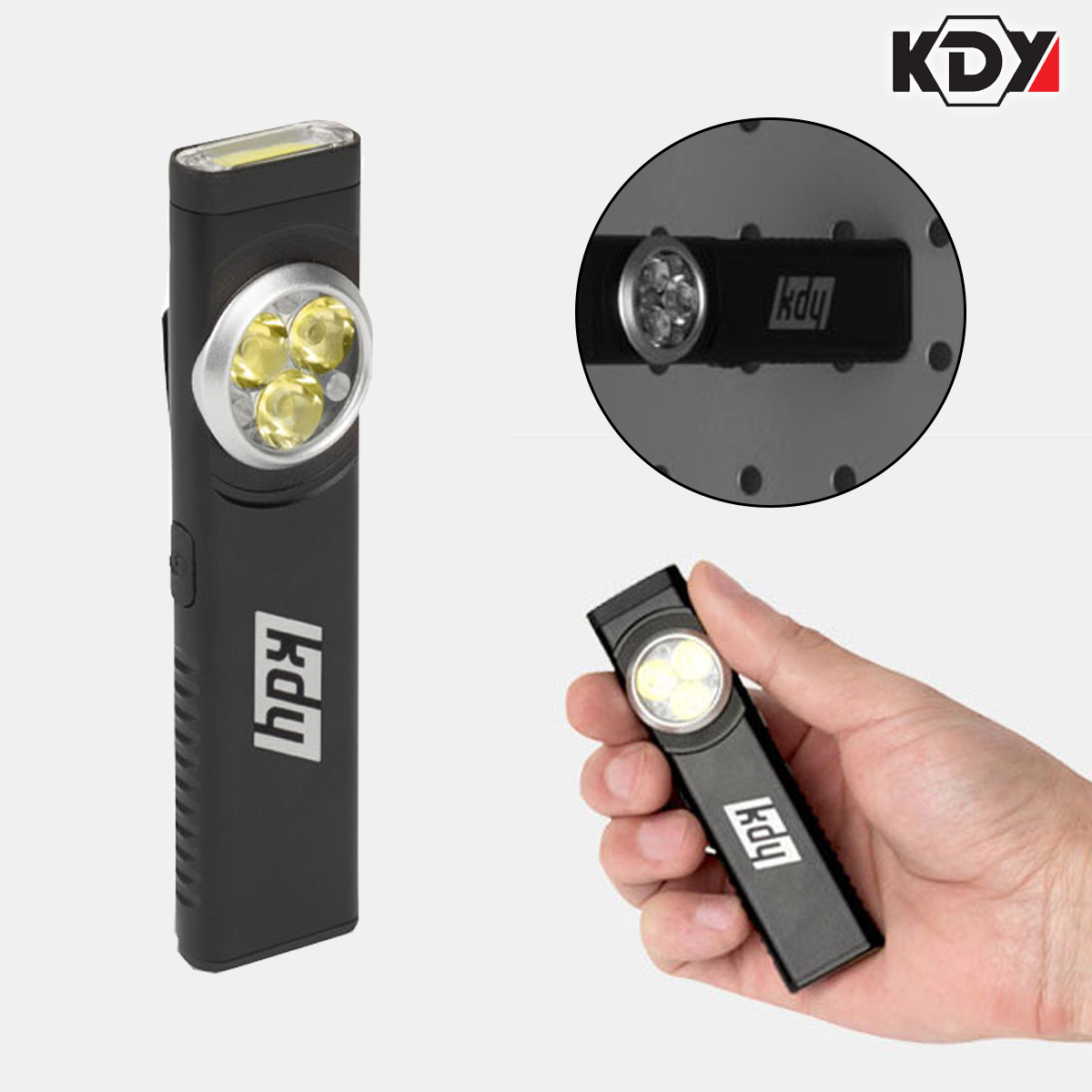KDY 작업등 해루질랜턴 캠핑등 LED랜턴 LED작업등 후레시 라이트 손전등 충전식 KSL-800
