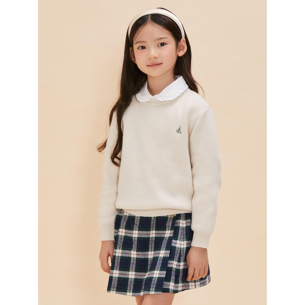 BEANPOLE KIDS 빈폴 키즈 클래식 약기모 체크 치마 바지 그린 552273