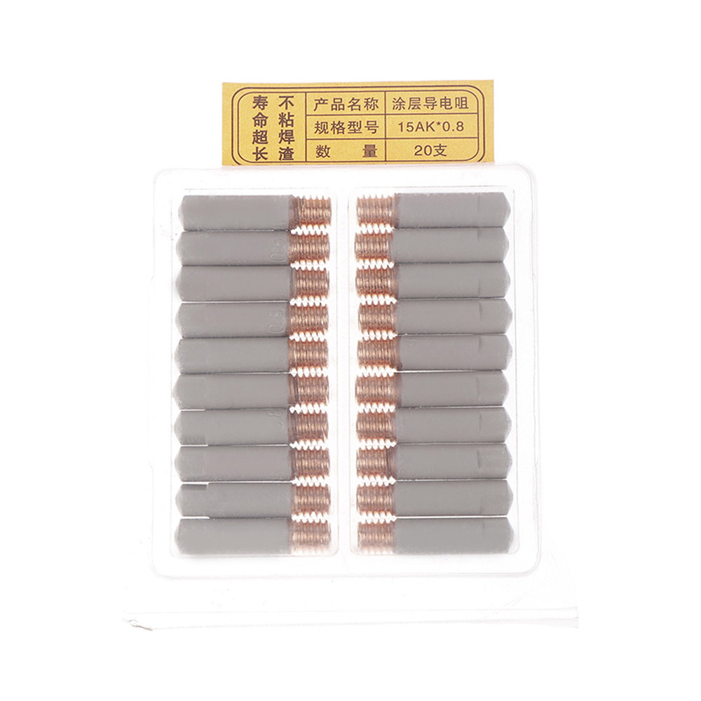 15AK 용접 접촉 팁 새로운 코팅 보호 M6 가스 깍지 0 8mm-1mm MIG 토치 도구 부품 2 개 세트