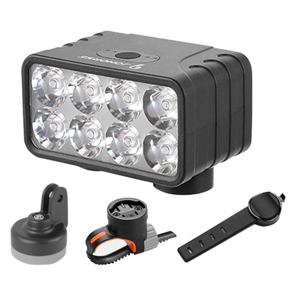 달린 자전거 헤드 라이트 사이클링 맥세이프 램프 야간 라이딩용 프론트 8 LED MTB