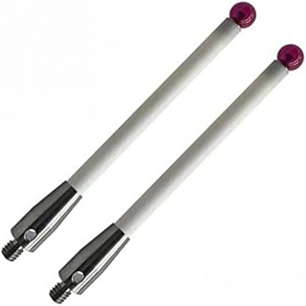2PCS 세라믹 스타일러스 테스트 프로브 Renishaw CMM 스템-6mm 볼 팁 A-5000-3712