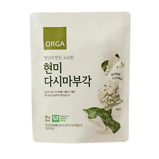 올가홀푸드 올가 현미 다시마부각 40g 8개