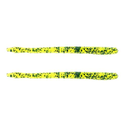 BAITFUEL Magnum Finesse Worm Supercharged X55 포뮬러 젤 주입 12 4 75 샤트루즈 페퍼 2팩