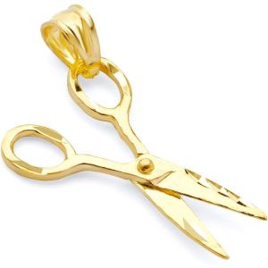The World Jewelry Center 미국직수입 진짜 가위 매력 펜던트 B07J159FMH