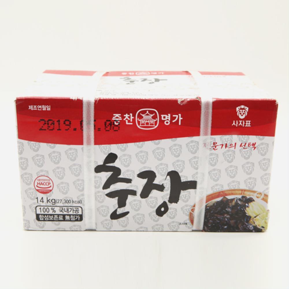 중찬명가 중화요리 전문 식당의 손님 끄는 춘장 14kg 업소용 1개