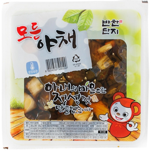 반찬단지 모듬 야채 3Kg 2개 늘푸른 한옥마을 선우푸드